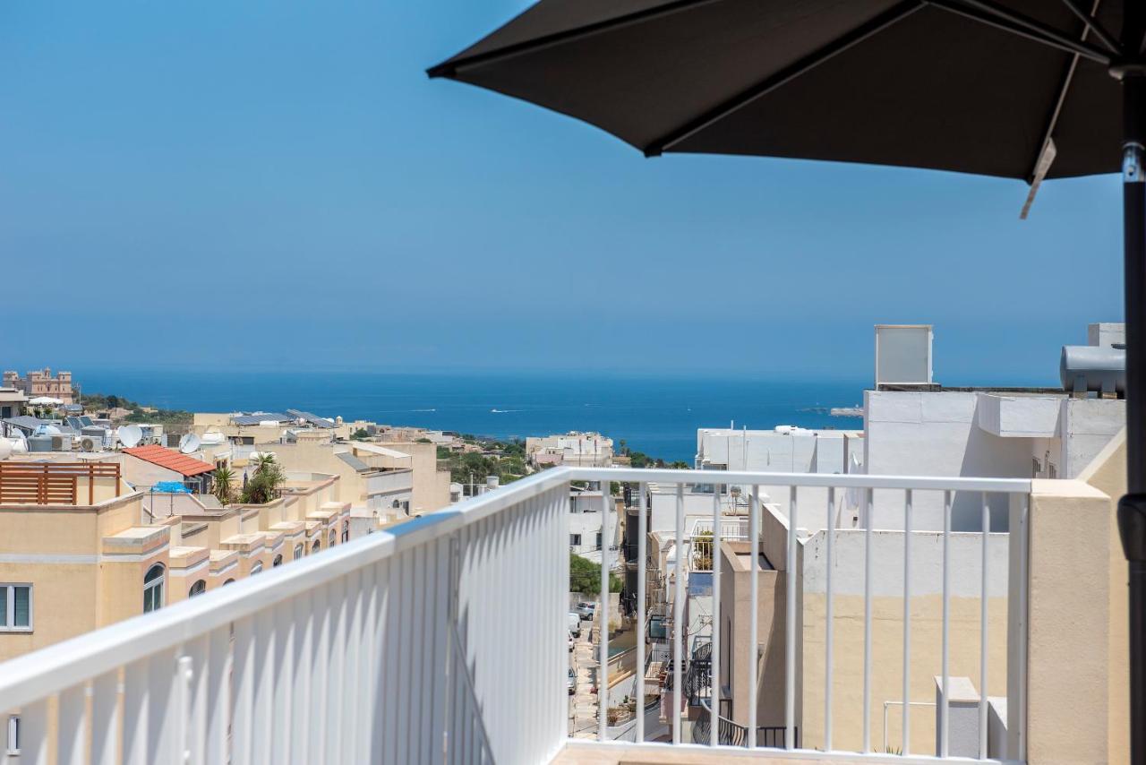 Summer Breeze Penthouse With Private Hot Tub & Terrace With Panoramic Views, By Getawaysmalta 멜리에하 외부 사진